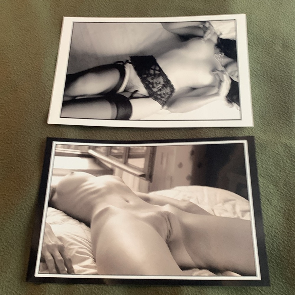 Set of 8 nude photos in black and white by Patrick Fagot. Approximately 12” x 8” - Picture 12 of 15